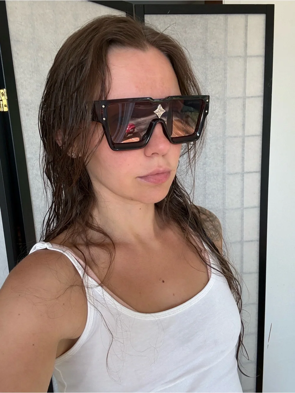 Louis Vuitton Sunglasses with Diamond Accent